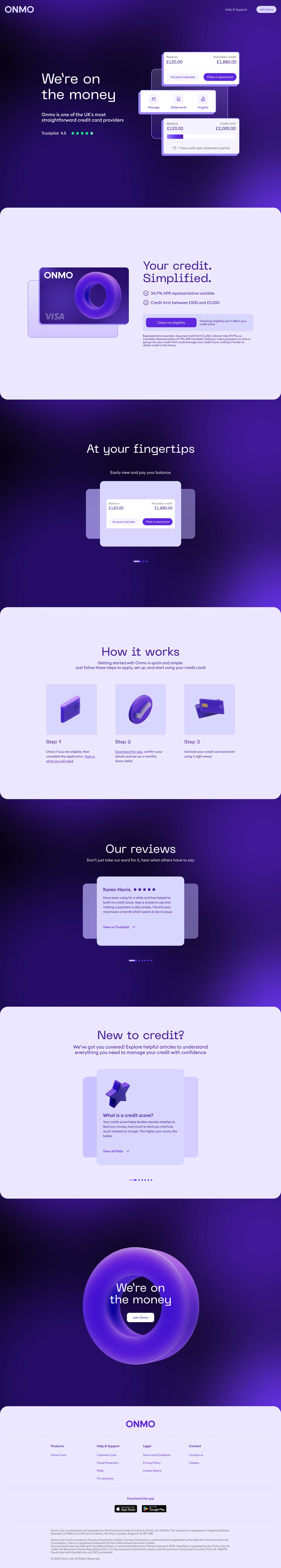 The new site